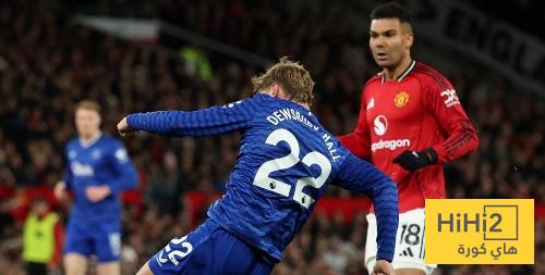 تقييم لاعبو مانشستر يونايتد بعد الهزيمة أمام ايفرتون