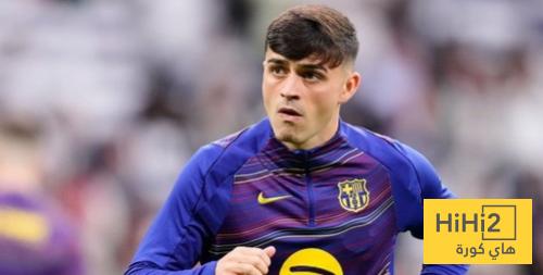 موقف بيدري من المشاركة اساسيا ضد ألافيس