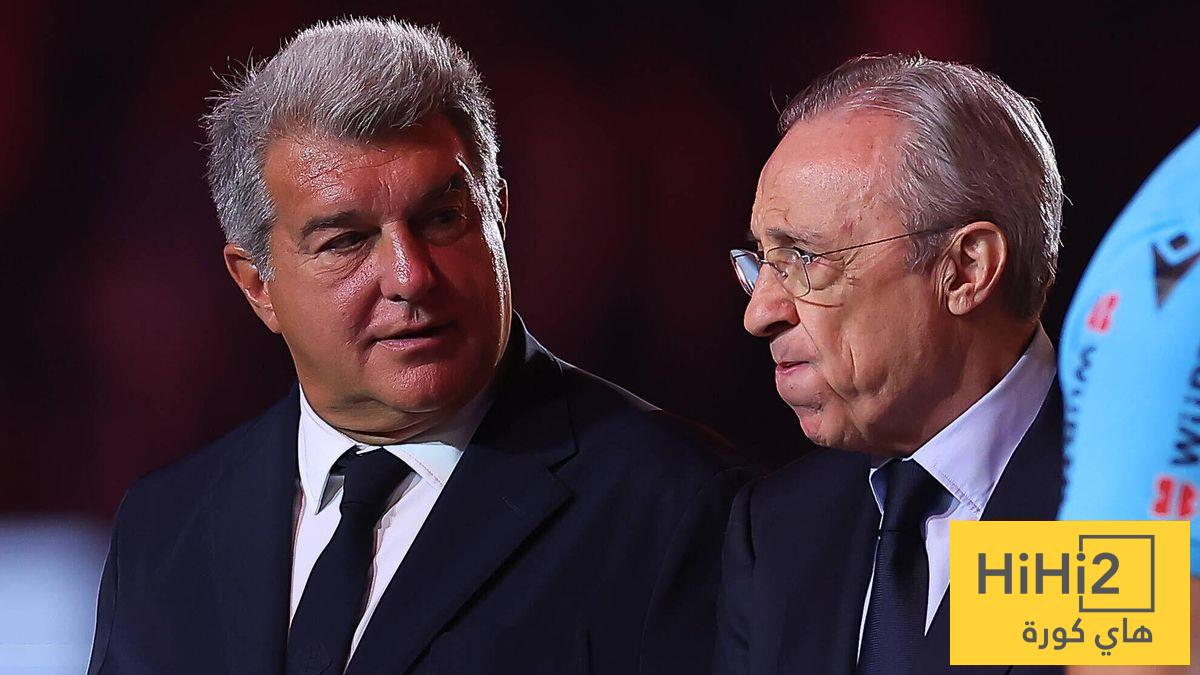 انتهاء الهدنة بين بيريز ولابورتا  : ريال مدريد وبرشلونة على صفيح ساخن  !