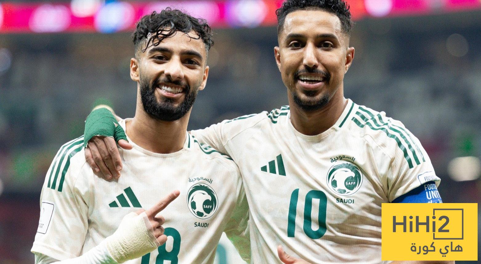 إشادة كبيرة بأداء لاعبي المنتخب السعودي !