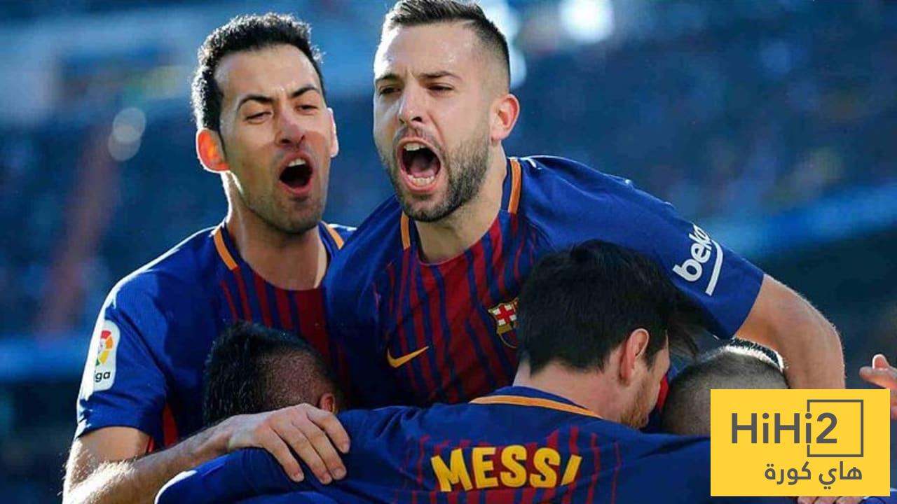 بيان من برشلونة بشأن بوسكيتس وجوردي ألبا