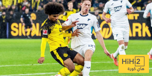 الشوط الأول – إحصائيات مباراة بوروسيا دورتموند وهوفنهايم