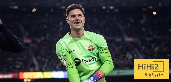 صور.. جمهور برشلونة يهتف لـ شتيغن