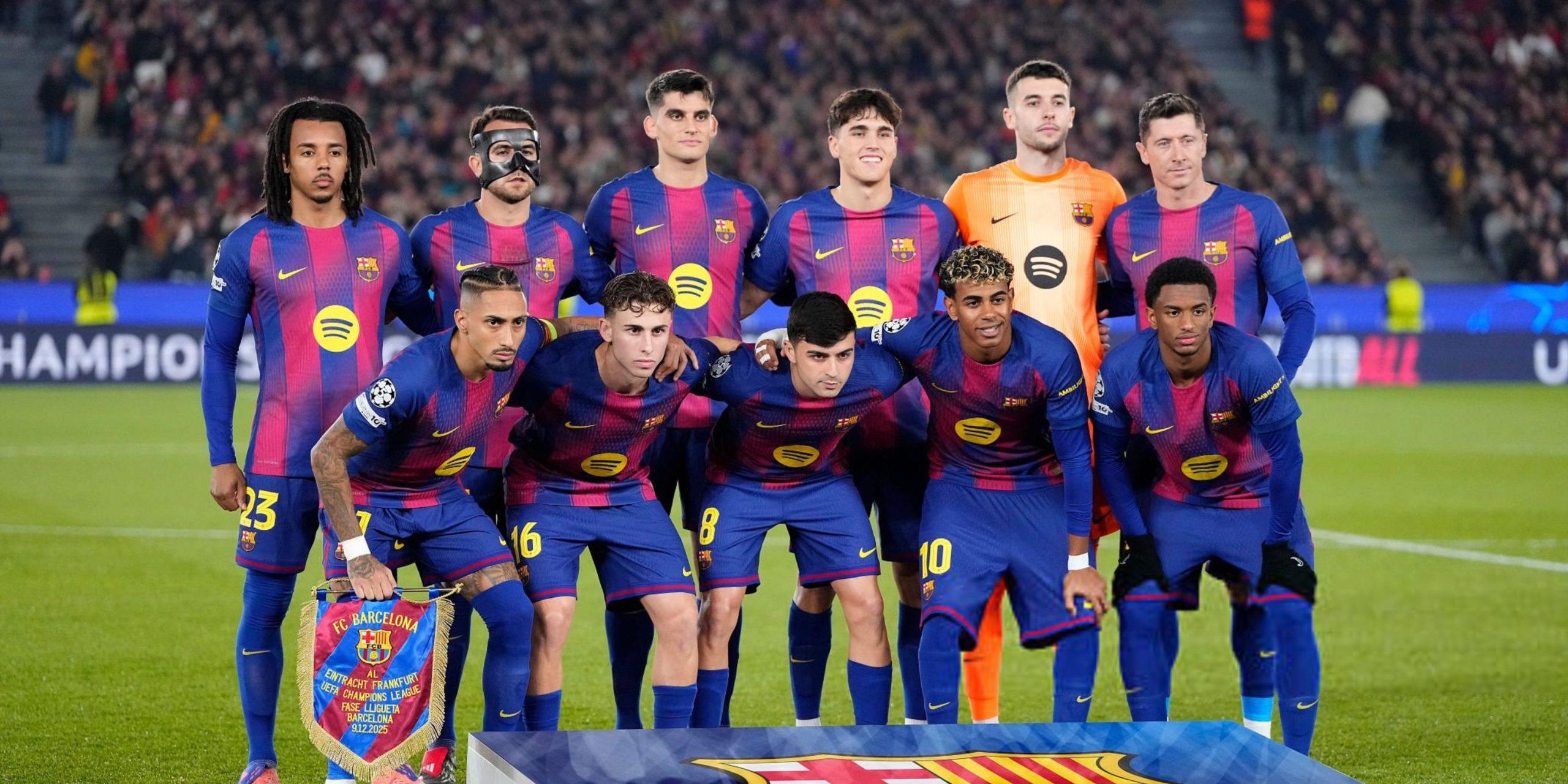 برشلونة يسقط في رقم سلبي بعد التأخر أمام فرانكفورت