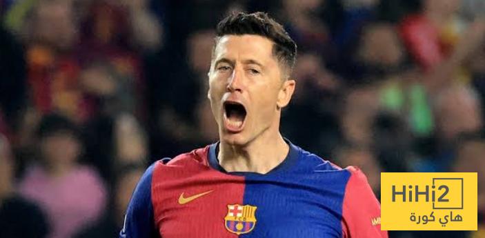 بعد مغادرته.. أرقام روبرت ليفاندوفسكي في مباراة فرانكفورت