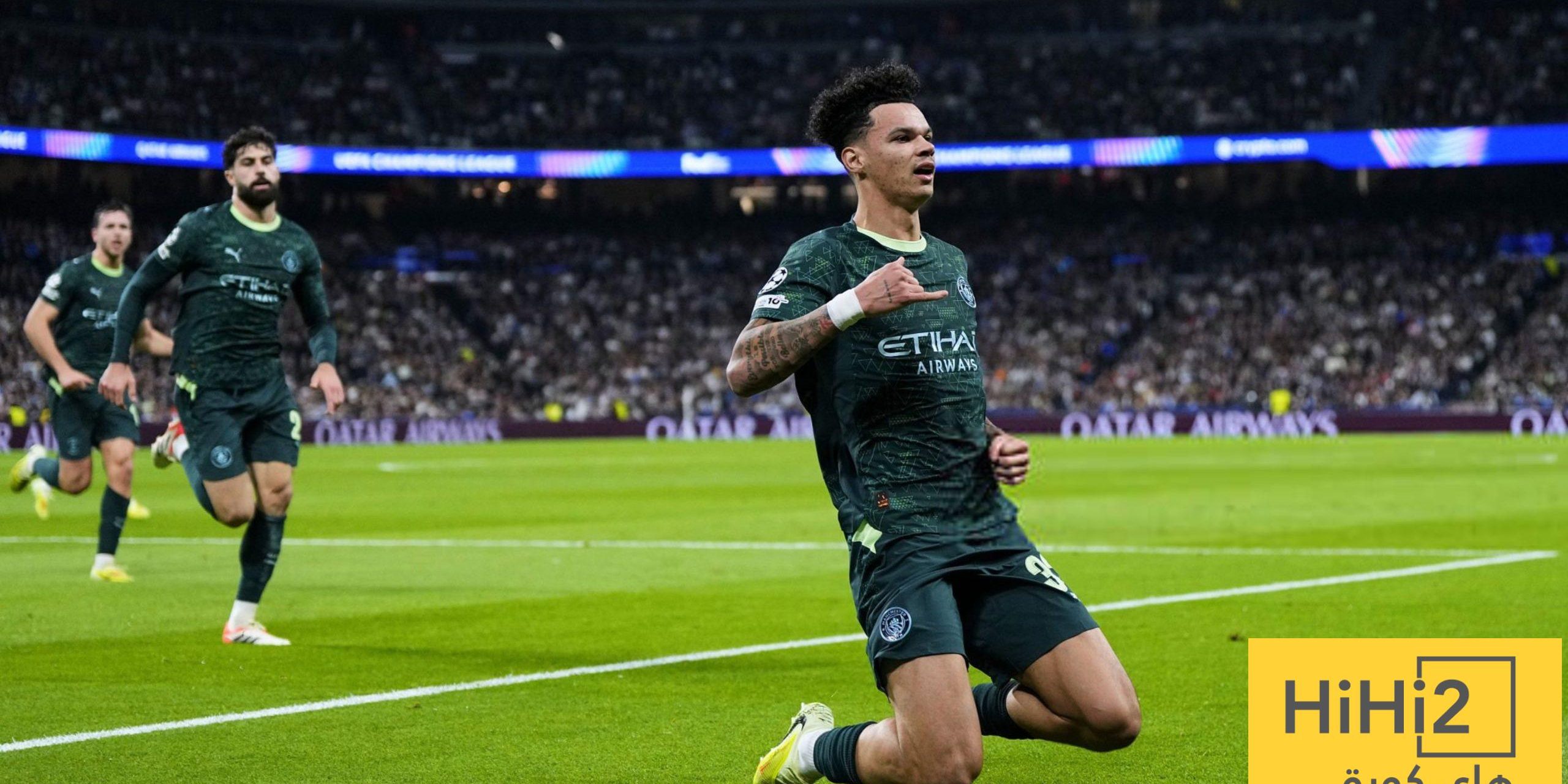 لاعب السيتي: هدفي أمام الريال سيظل في ذاكرتي للأبد