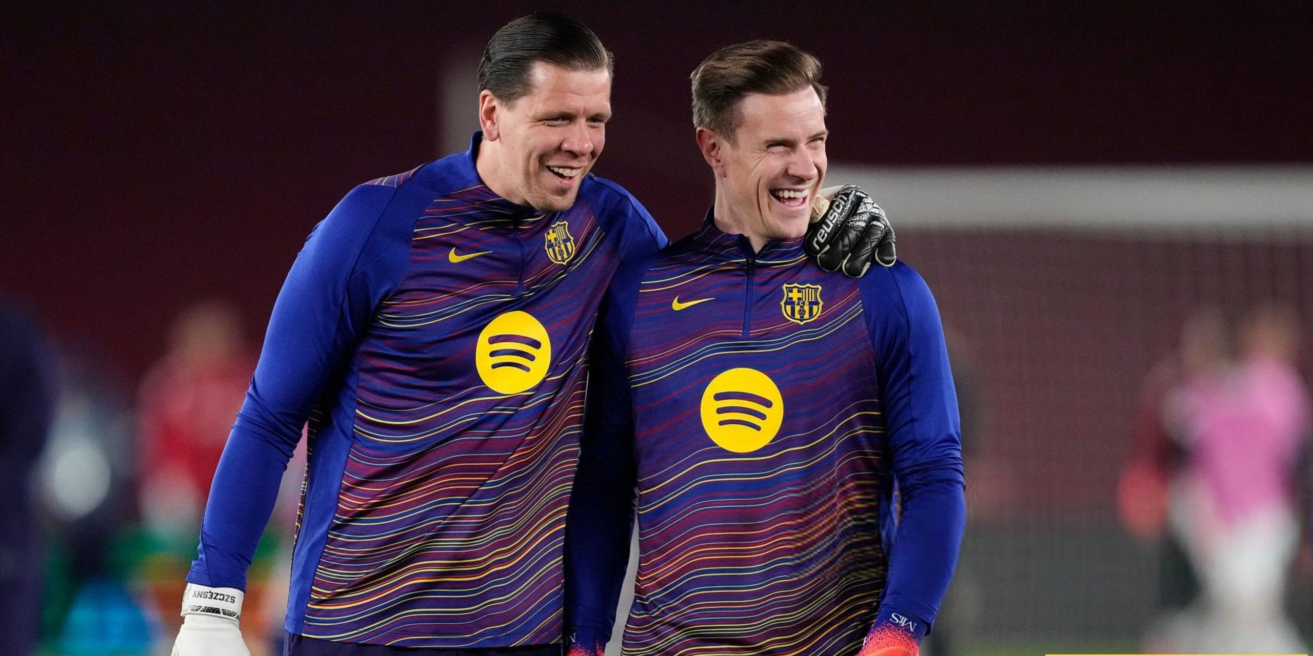 مباراة تير شتيغن الأولى بعد العودة من الاصابة