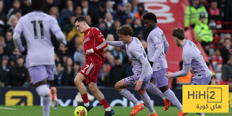 ليفربول يتقدم على برايتون في الشوط الاول