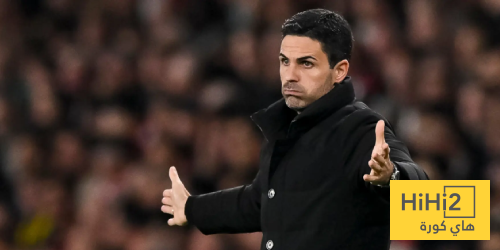 أرتيتا غير سعيد بأداء أرسنال