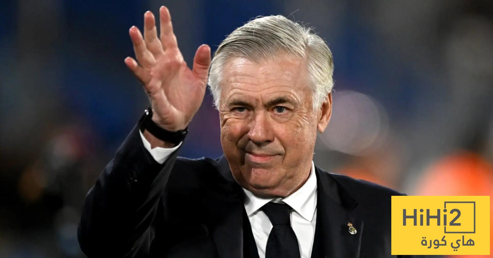 تصويت انشيلوتي لجائزة افضل مدرب لعام 2025