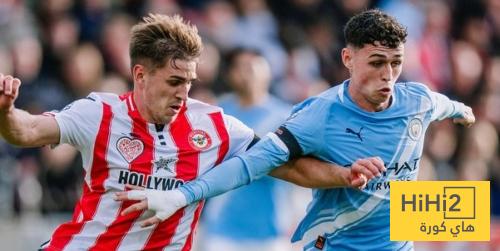 السيتي يتسلح بسجل قياسي قبل مواجهة برينتفورد