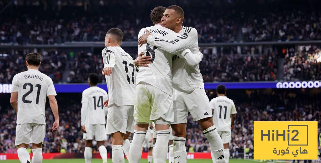 نتائج آخر خمس مباريات بين ريال مدريد وإشبيلية