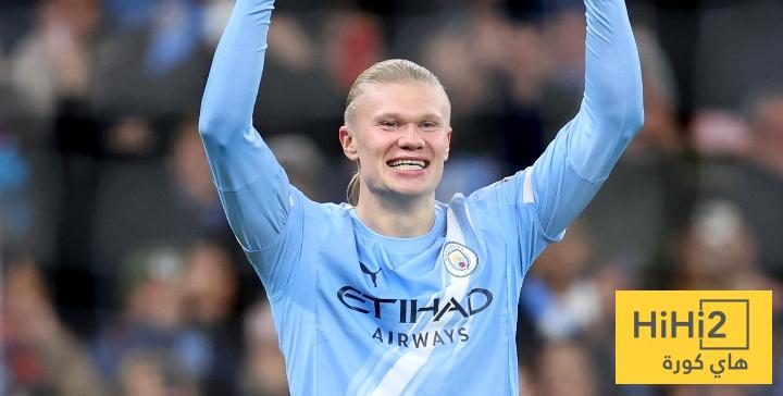 احصائيات هالاند في مباراة وست هام