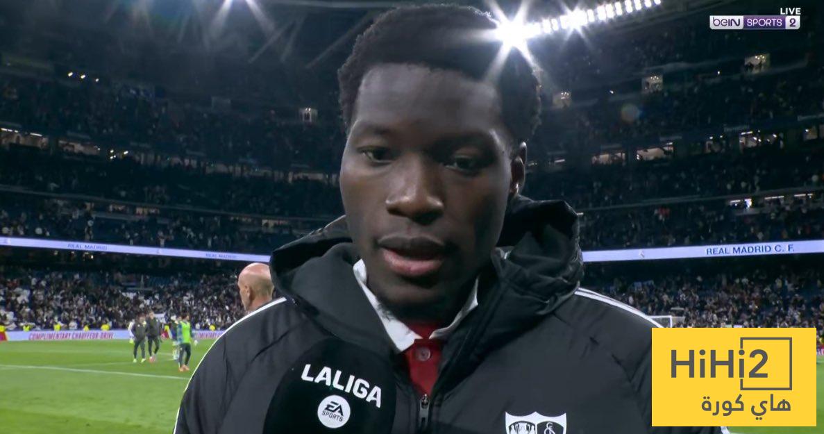 لاعب إشبيلية يعلق على التحكيم أمام ريال مدريد