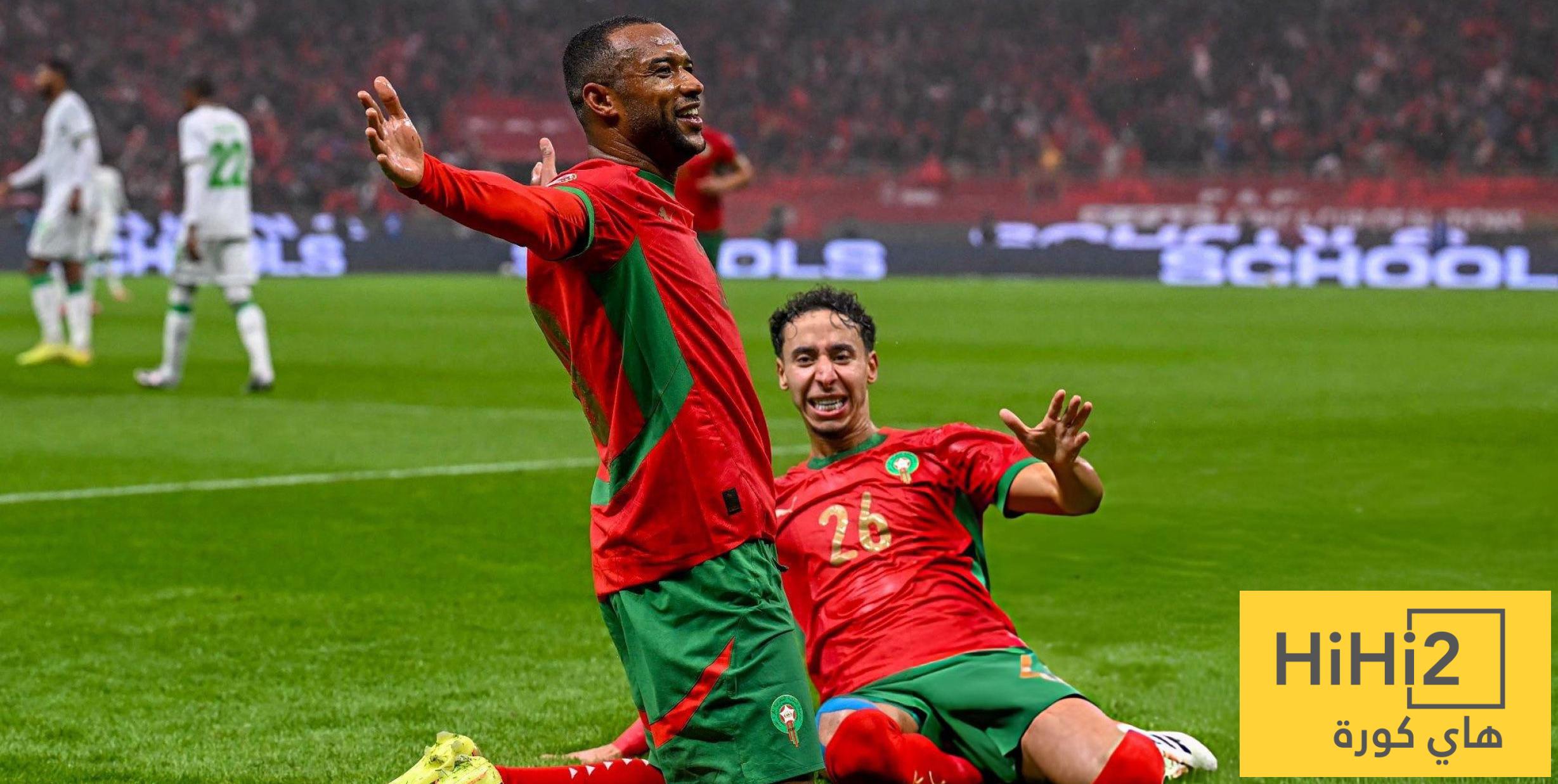 جدول ترتيب مجموعة المغرب في كأس الأمم بعد نهاية الجولة الأولى