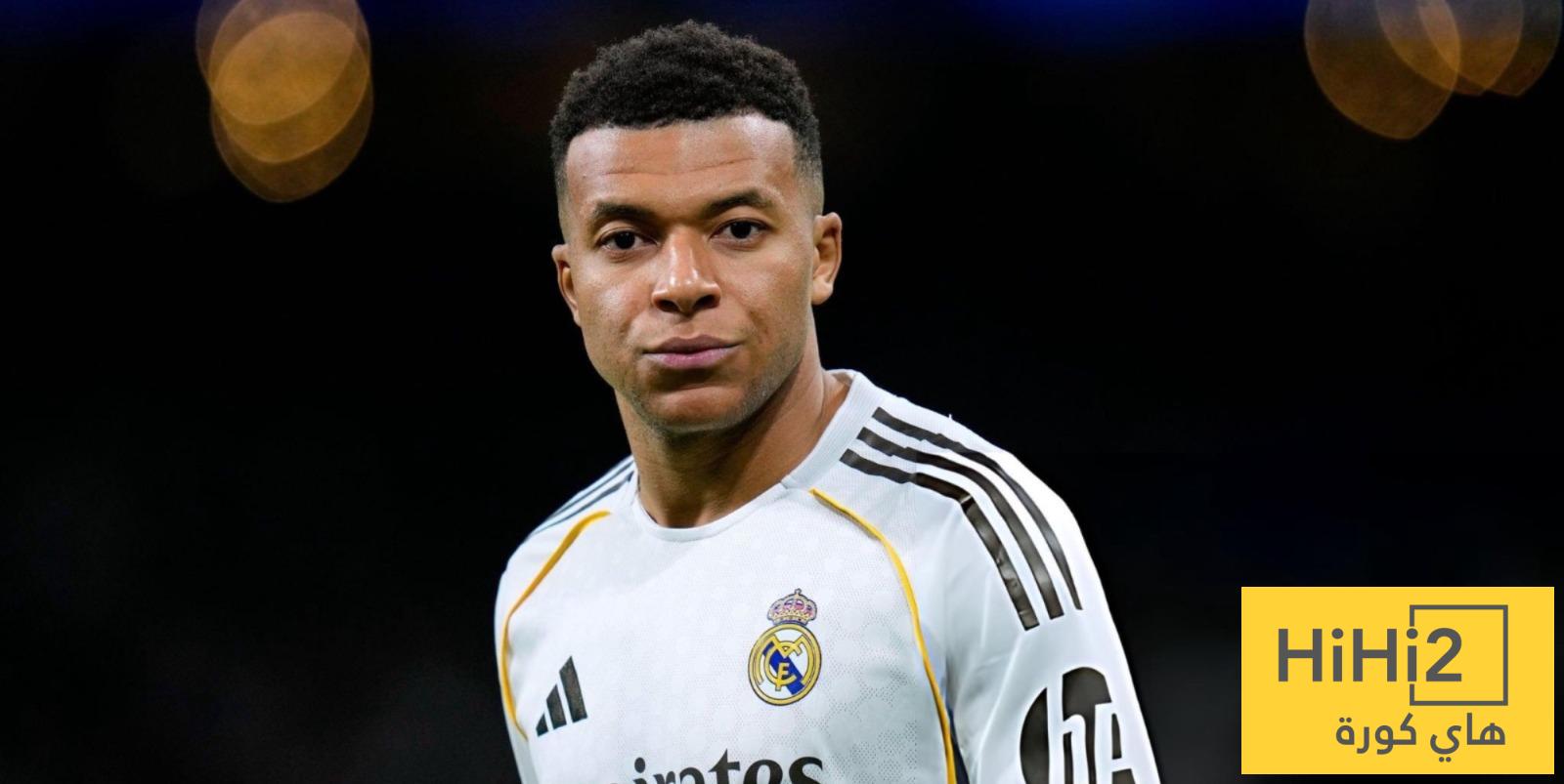 مبابي يقترب من توب 30 افضل الهدافين في تاريخ ريال مدريد