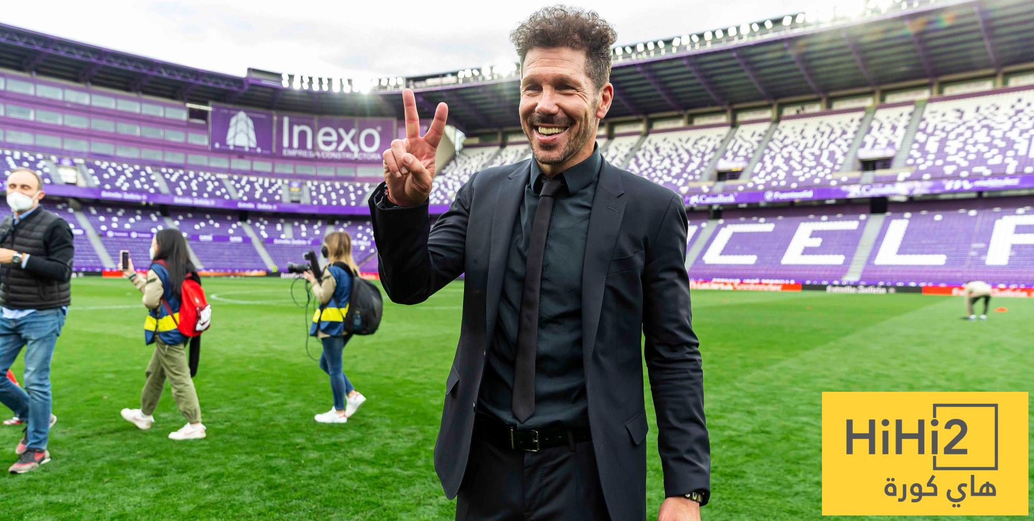 اتلتيكو مدريد يرغب في تجديد عقد سيميوني للمرة التاسعة