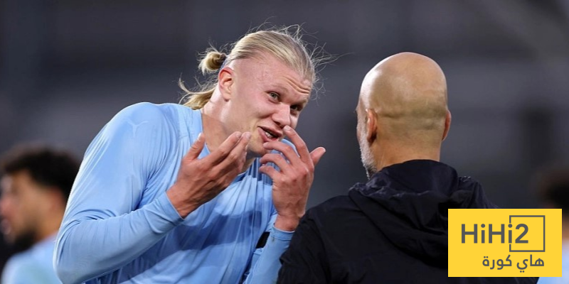 صورة – هالاند يرد على تحذيرات غوارديولا!!