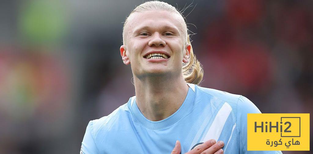 أرقام هالاند مع السيتي أمام نوتنغهام