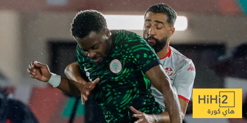 الشوط الأول – إحصائيات مباراة تونس ونيجيريا
