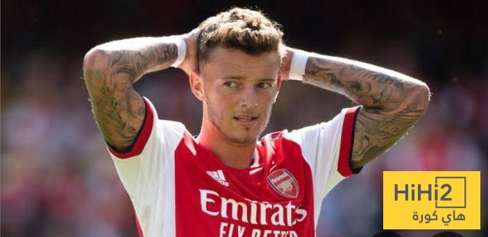 بن وايت يعود لقائمة أرسنال بعد تعافيه من الإصابة