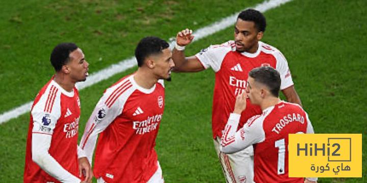 نقطة في صالح أرسنال في الدوري الثاني من الموسم