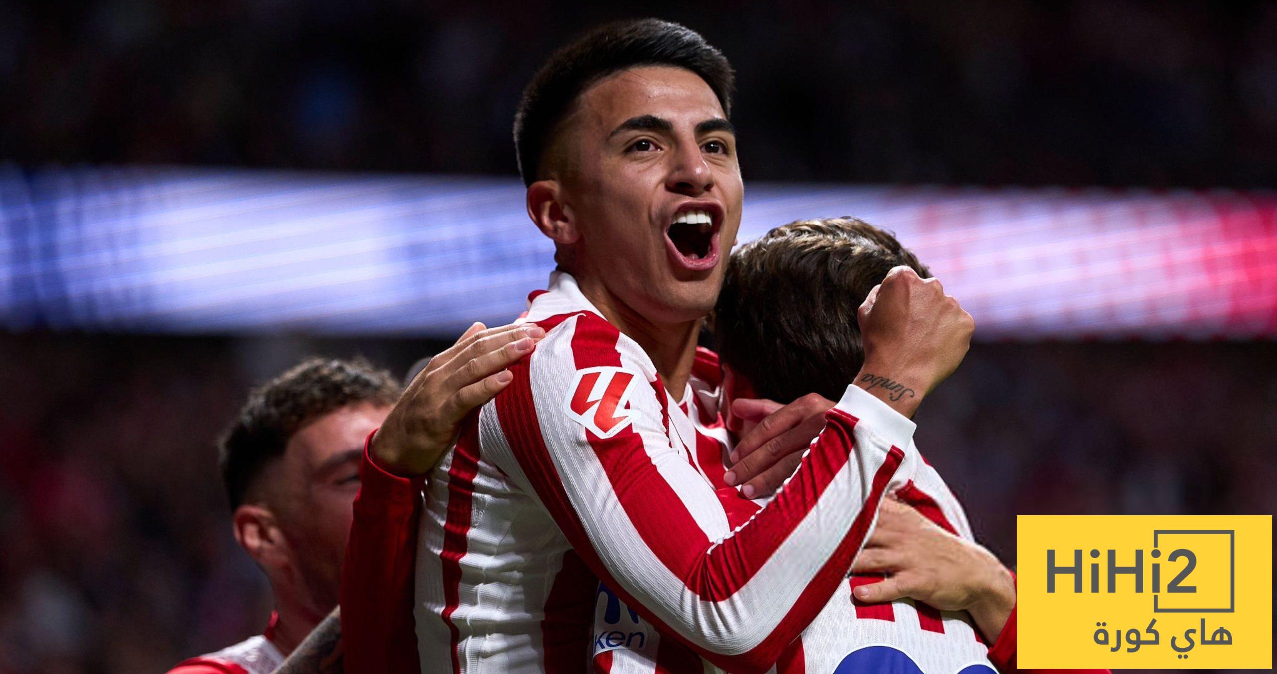 نتائج أتلتيكو مدريد قبل مواجهة الريال في السوبر