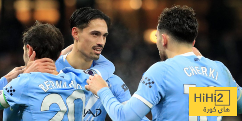 تشكيلة مانشستر سيتي المتوقعة ضد برايتون في الدوري الإنجليزي