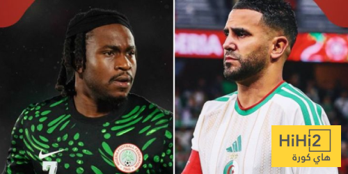 إحصائيات الشوط الأول لمباراة الجزائر ونيجيريا