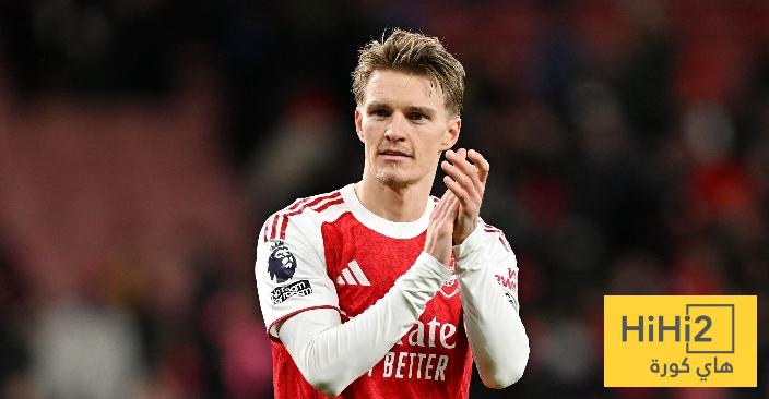 صورة.. جمهور أرسنال يرسم جدارية لـ القائد اوديغارد خارج الملعب