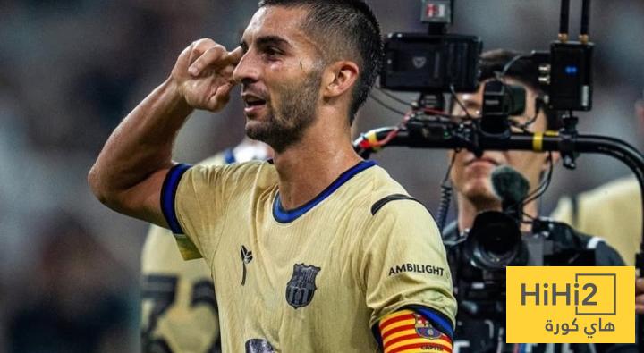 توريس قائد برشلونة أمام راسينغ