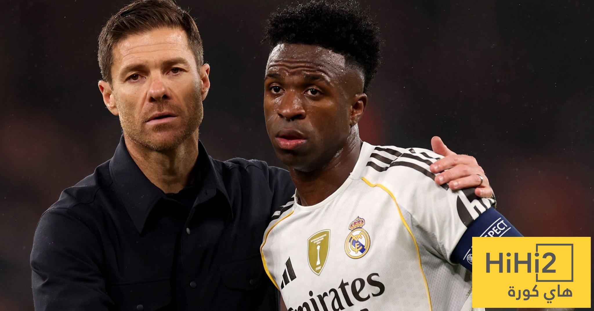 موقف فينيسيوس من تجديد عقده بعد رحيل ألونسو