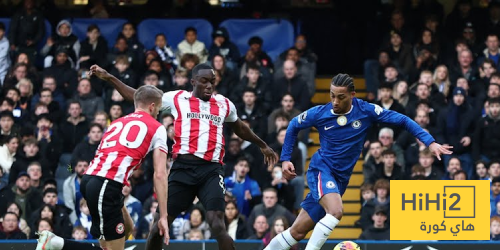 إحصائيات الشوط الأول لمباراة تشيلسي وبرينتفورد
