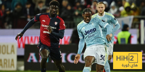 تعادل سلبي بين يوفنتوس وكالياري في الشوط الأول