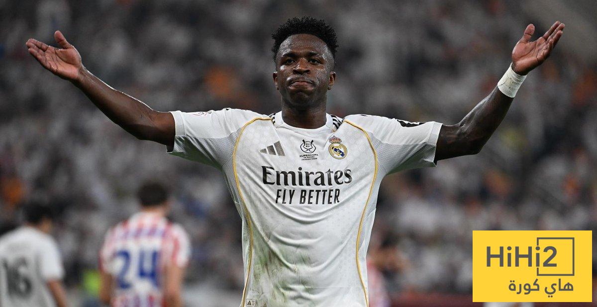 مستقبل فينيسيوس مع ريال مدريد لا يزال غامض