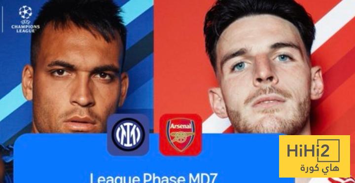 تشكيلة أرسنال الرسمية للقاء انتر ميلان