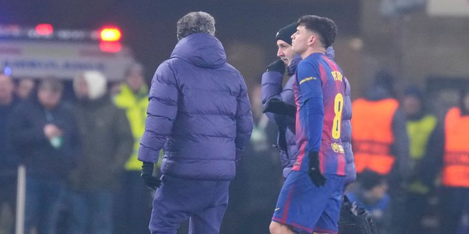 الانطباع الأول داخل غرفة ملابس برشلونة بشأن اصابة بيدري