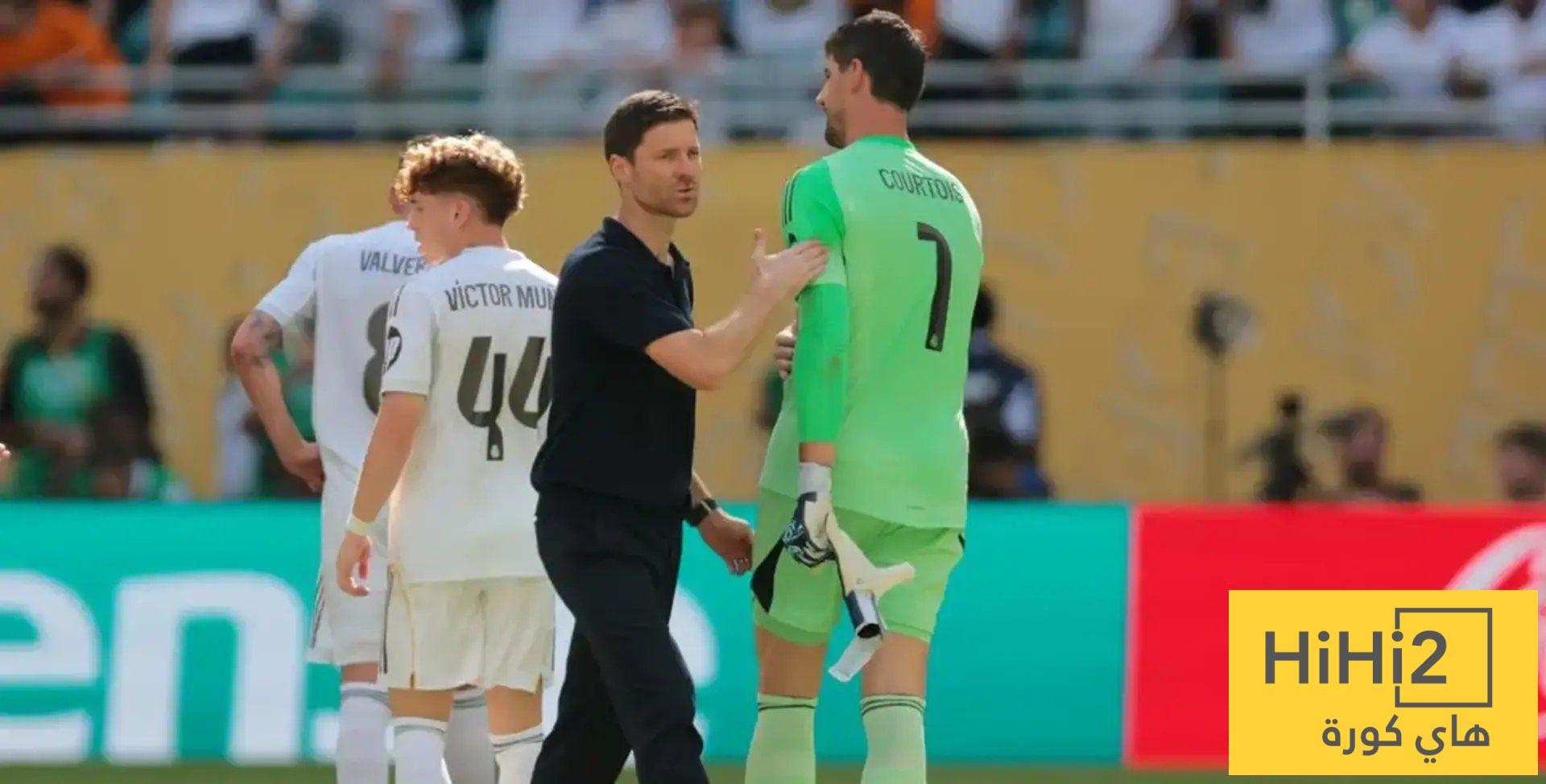 كورتوا يعلق على استبدال ألونسو بـ أربيلوا