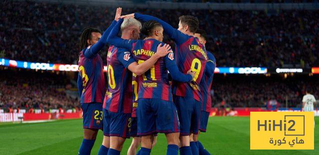 برشلونة بالعلامة الكاملة على ارضه