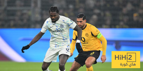 إحصائيات نصف ساعة من مباراة إنتر ميلان وبوروسيا دورتموند