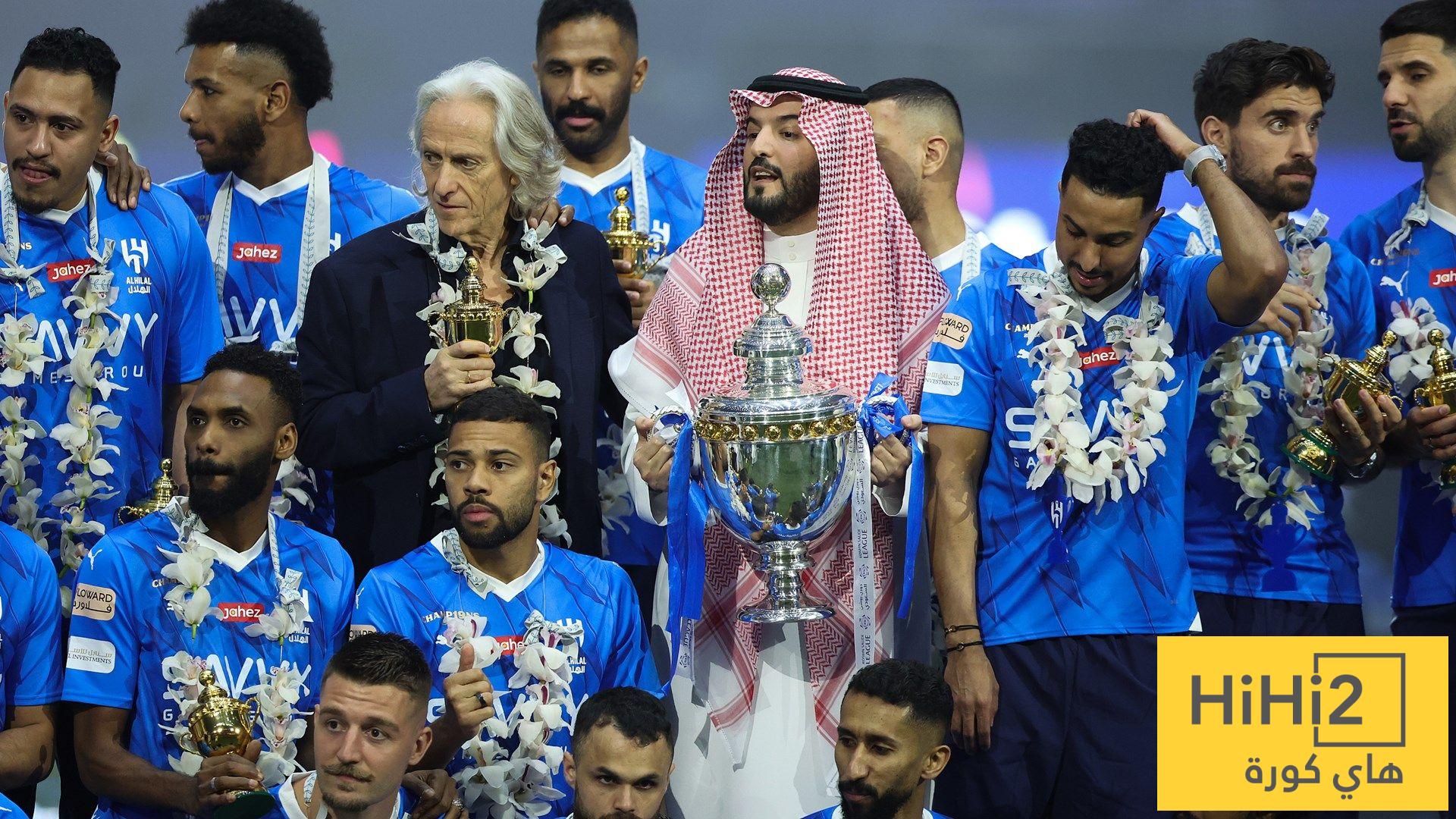 ثنائية تُبعد الهلال عن منصات التتويج !