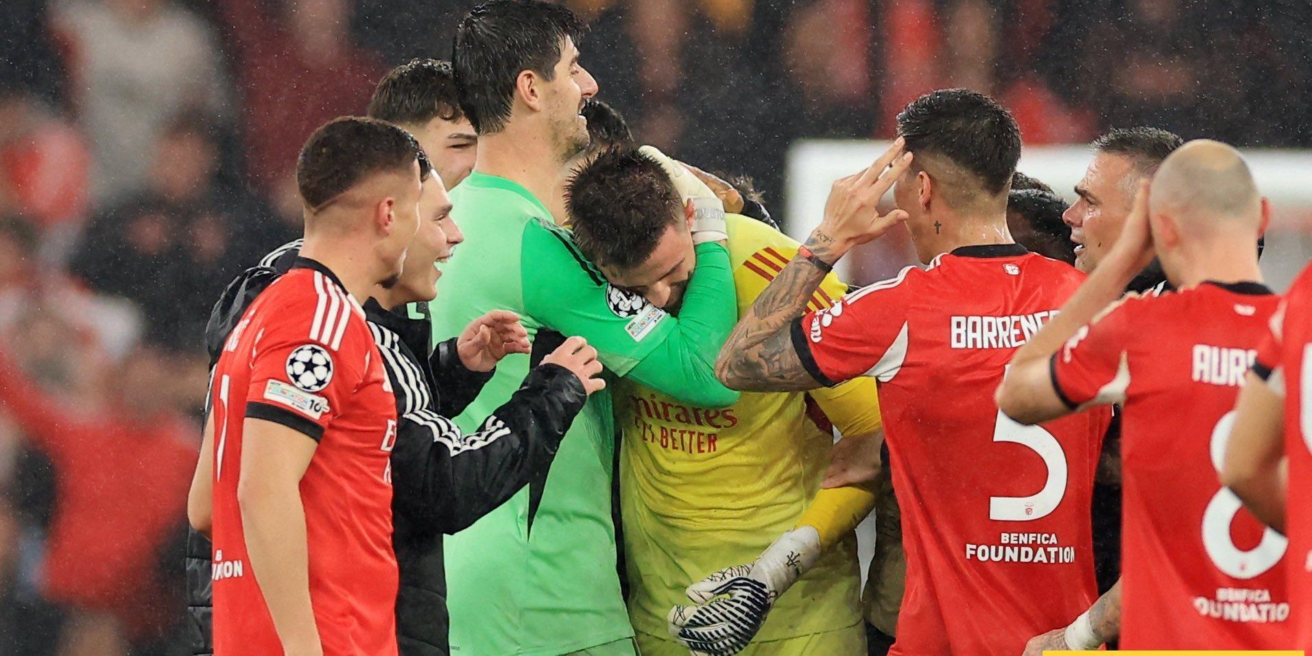 ماذا قال مورينيو عن لقطة كورتوا مع حارس بنفيكا؟