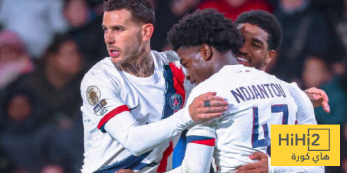 إحصائيات مباراة باريس سان جيرمان وستراسبورغ بعد مرور نصف ساعة