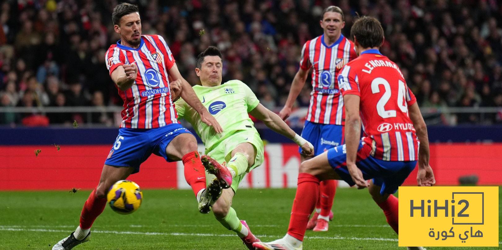 ضربة قوية لأتلتيكو مدريد قبل مواجهة برشلونة في كأس الملك
