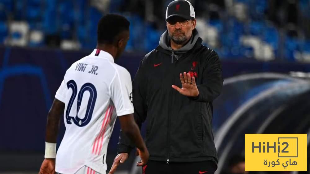 “أسطورة ريال مدريد”.. كلوب يدافع عن فينيسيوس