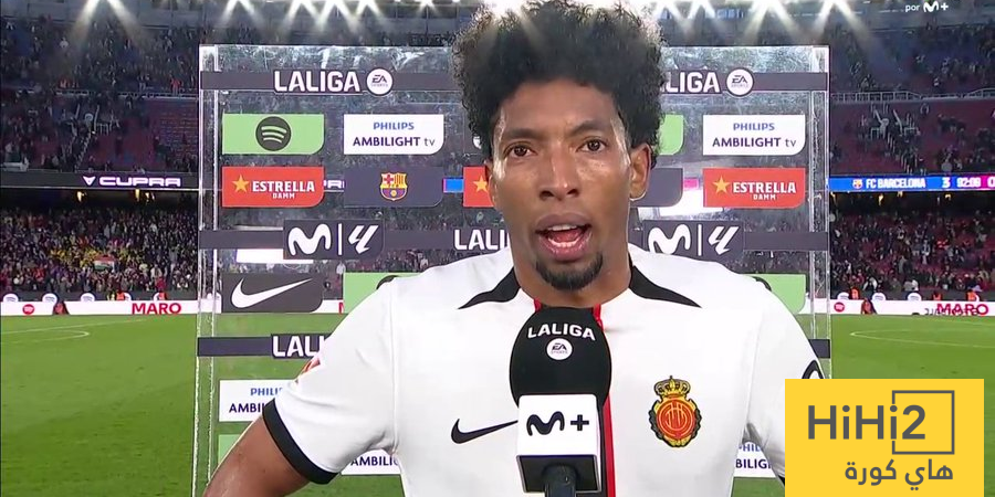 تعليق لاعب مايوركا بعد الهزيمة امام برشلونة