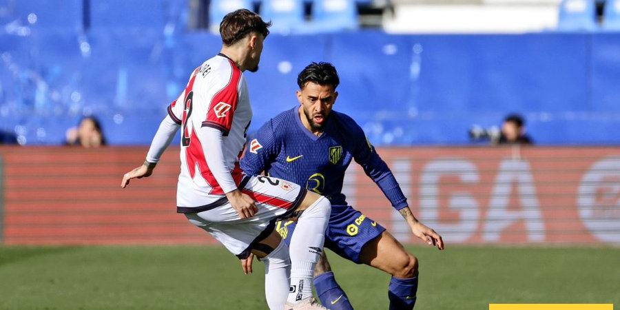 احصائيات الشوط الاول من مباراة اتلتيكو مدريد و رايو