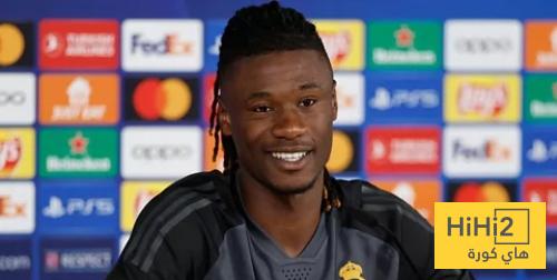 تصريحات كامافينغا الخاصة بلقاء بنفيكا