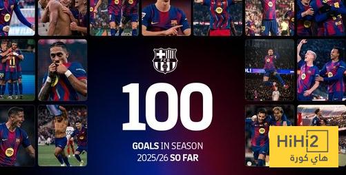 رسميا .. برشلونة يصل للمئوية