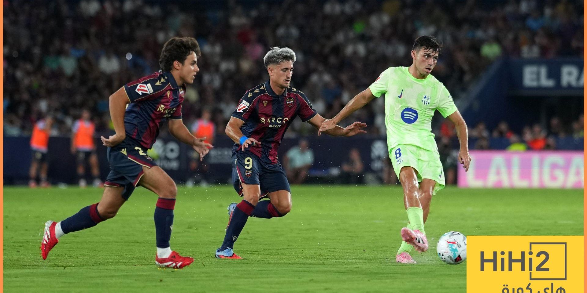 ليفانتي يأتي إلى برشلونة منهارًا